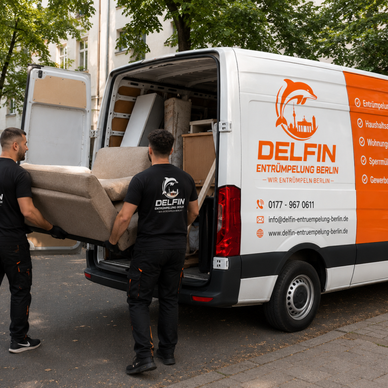 Möbelentsorgung Berlin - alte Möbel in den Transporter laden und entsorgen